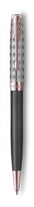 Ручка шариковая Parker Sonnet Premium Metal Grey PGT K5